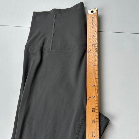 Free People Movement Leggings Womens Medium Gray High Rise Cropped Stretch Gym - Picture 9 of 12